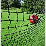 EasyShoppingBazaar Cricket Practice Net/Sports Net/Ground Net  Green 44mm Hole with cable ties - 12 x 100 FT - 3mm Thickness