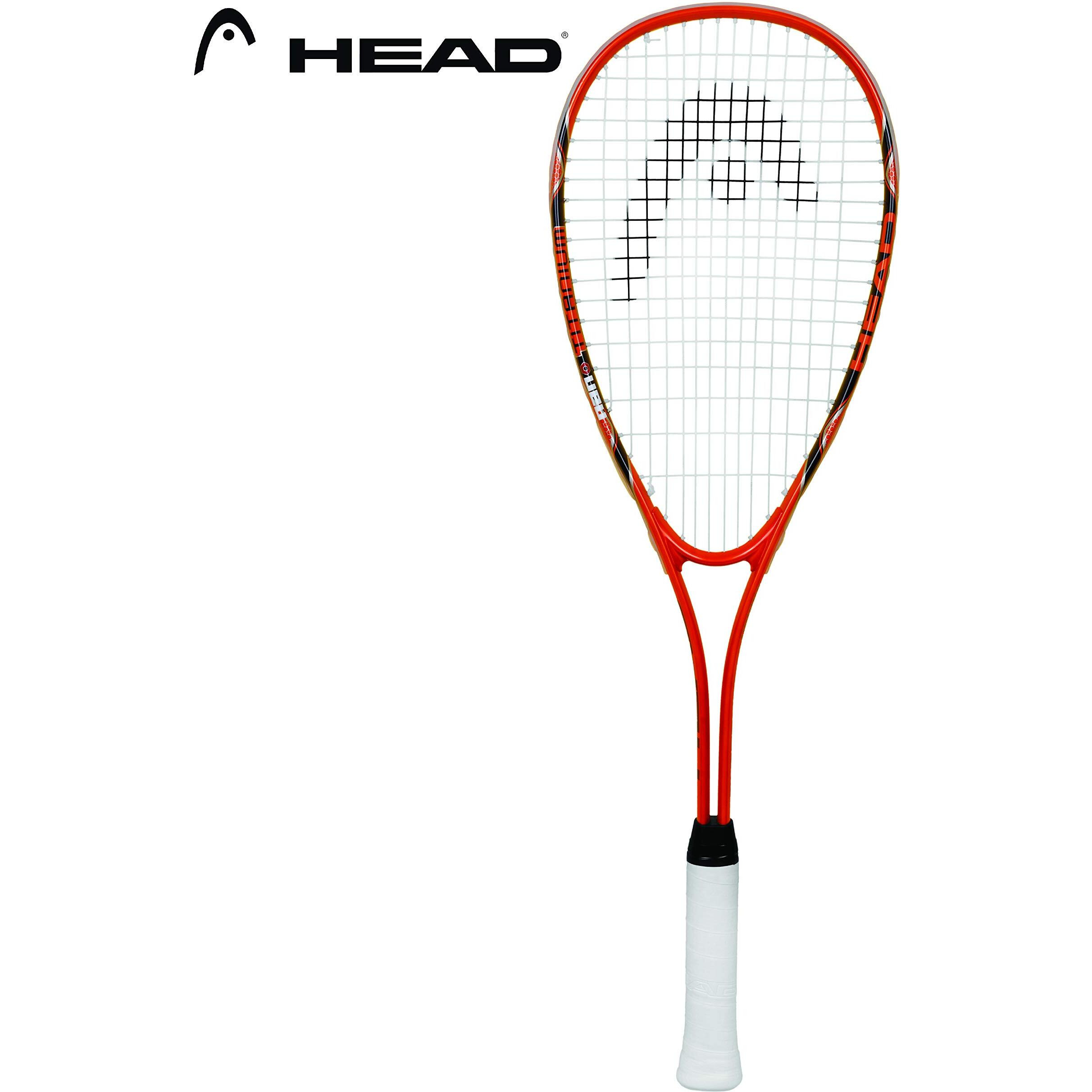 HEAD Nano Ti. Torando Squash Racquet, Colour - Orange/Black (Strung)
