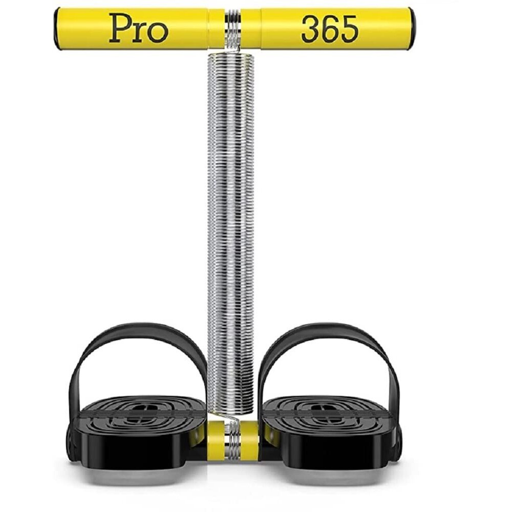 PRO365 Tummy Trimmer Exerciser/Flat Pedal For Extra Support/Sit Up Equipment/Sport Fitness/Leg Exerciser/Home Gym Equipment Single Spring (Yellow, 6 Month manufacturer Warranty)