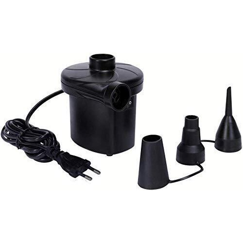 Nirvik Instant AC Electric Vacuum Air Pump for Quickly Inflates/Deflates Sofa, Bed, Swimming Pool Tubes, Toys,Air Bags, Mattresses, Inflatable Stuffs (Black)