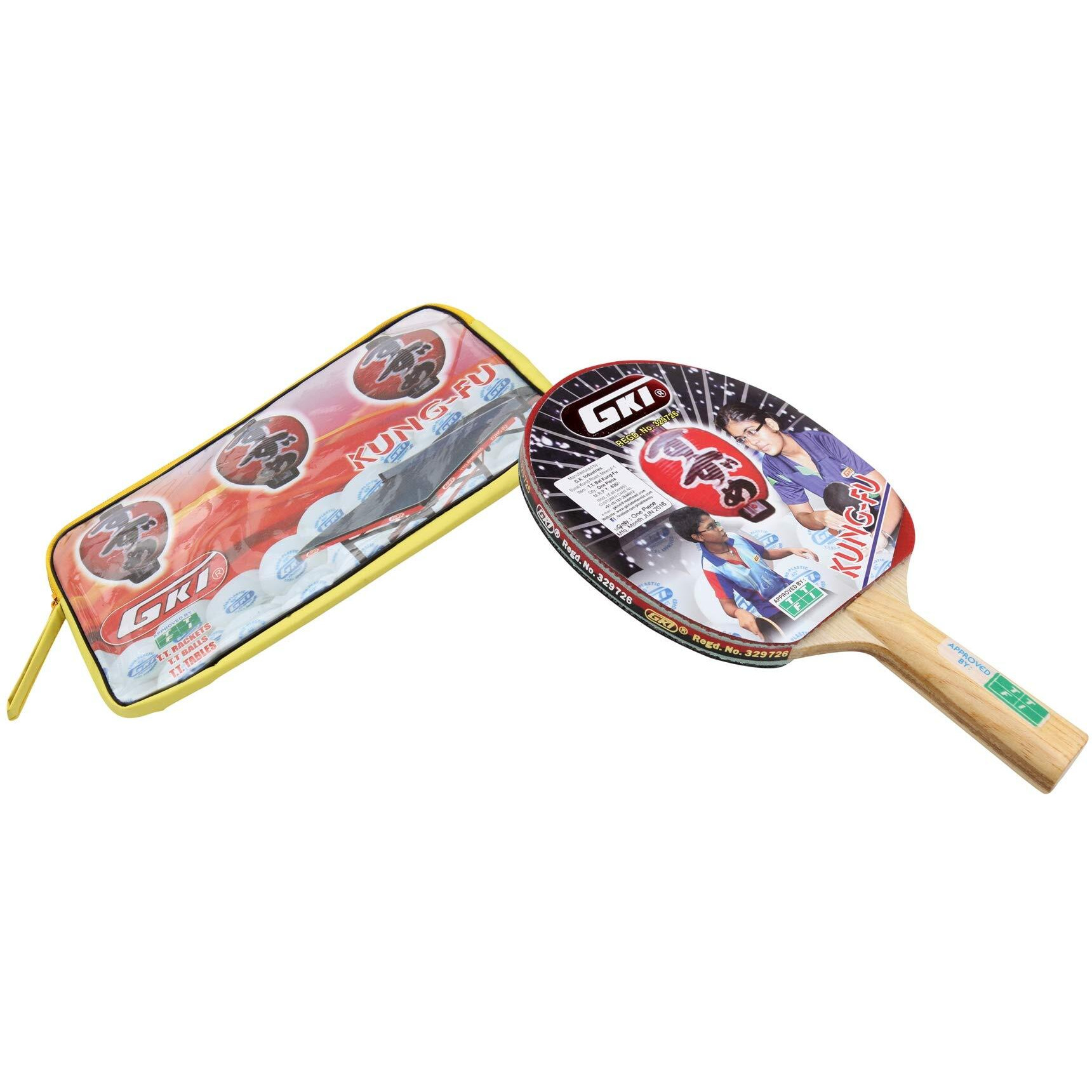 GKI Kung Fu Table Tennis Racquet ,,Wood