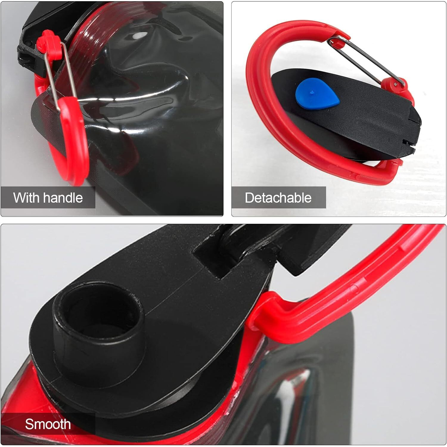 Mtroyaldia 3 Pieces 700Ml Large Foldable Water Bottle Fully Collapsible Stock Bottle, Portable Water Bottle For Running Cycling Outdoor - Plastic, Multicolor