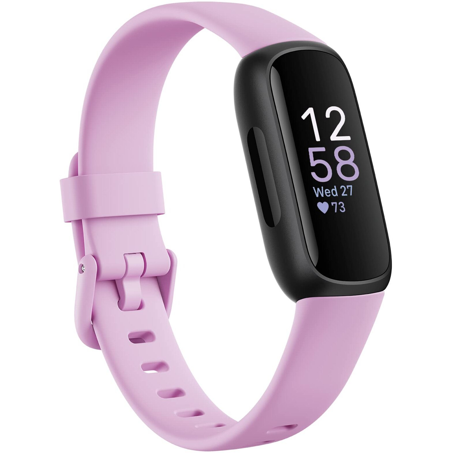 Fitbit Inspire 3 Health & Fitness Tracker (Lilac Bliss/Black) with 6-Month Premium Membership