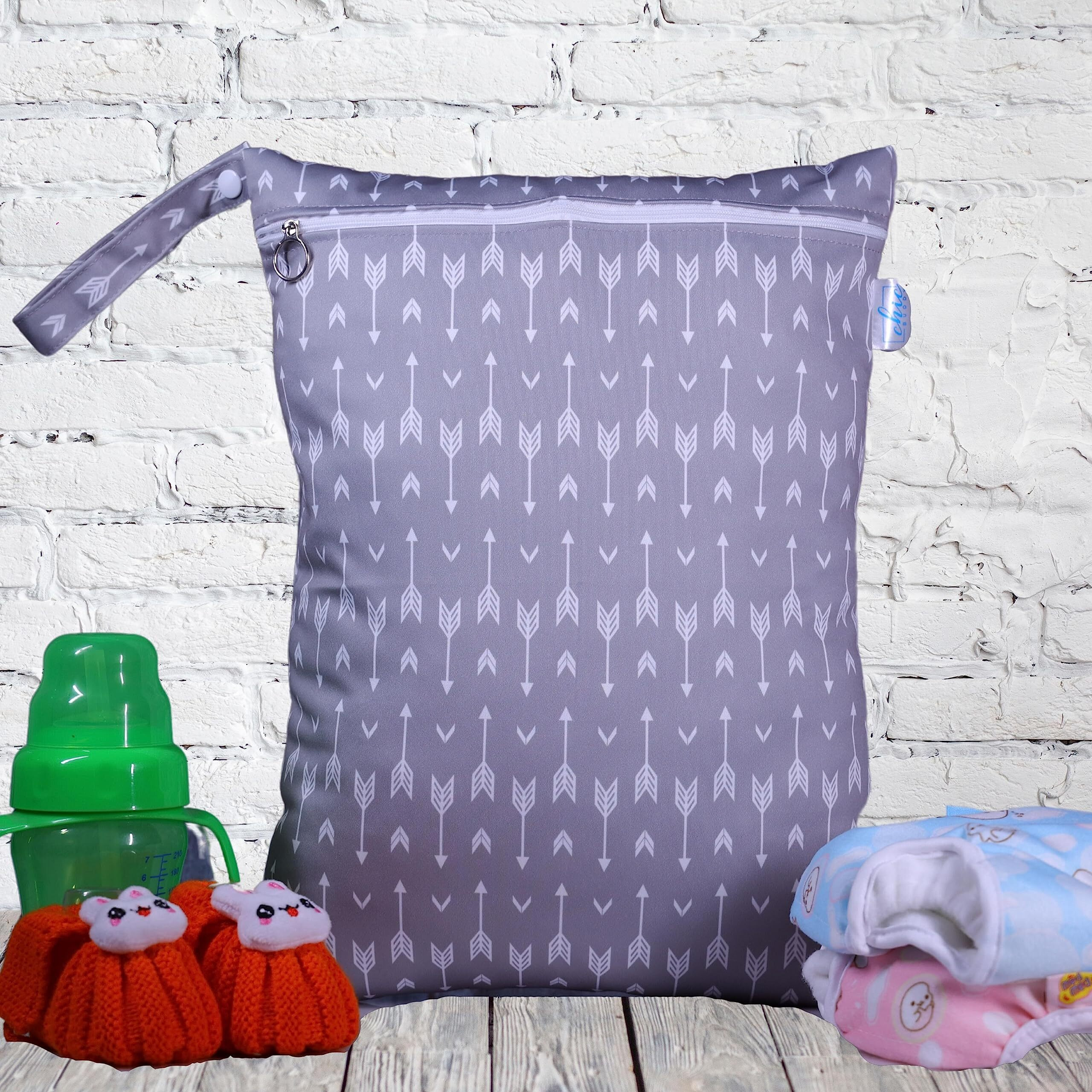 Chic Buddy Wet Bag - Dry Bag, Baby Travel Essentials, Swim Bag, Water Proof Bag, Travel Essentials for Kids, Swimming Bag Waterproof, For Swim Diapers Swimming Bag, Dirty Gym Clothes