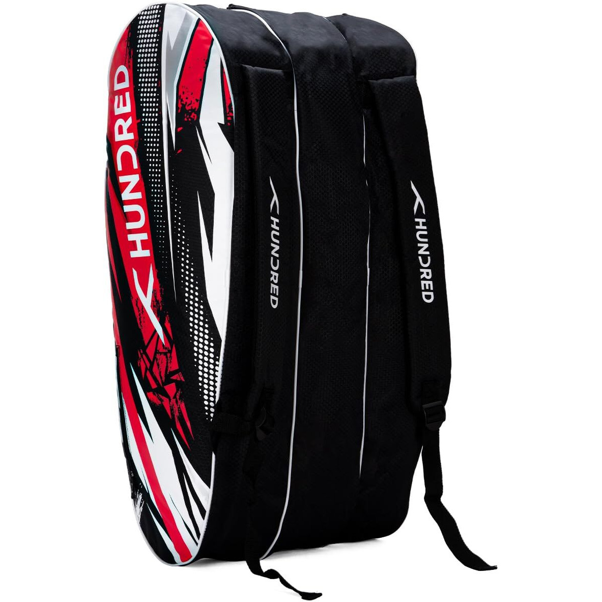 HUNDRED LevelUp Kit Bag Double Compartment with side pouch (6in1) Kit Bag (Black)