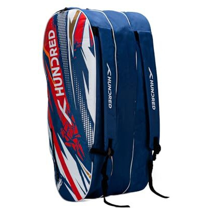 HUNDRED Polyester Levelup Kit Bag Double Compartment with Side Pouch (6In1) (Dust Blue)