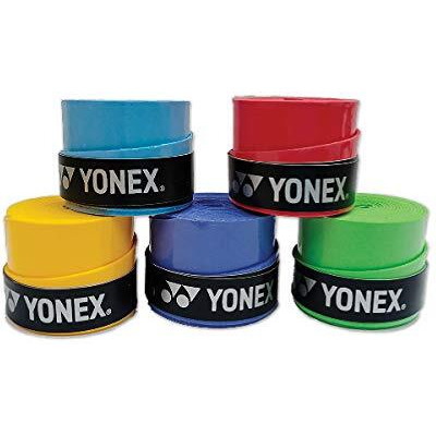 YONEX Tech-501B Badminton Synthetic Over Grips (Multicolor, Pack of 5), Polyurethane