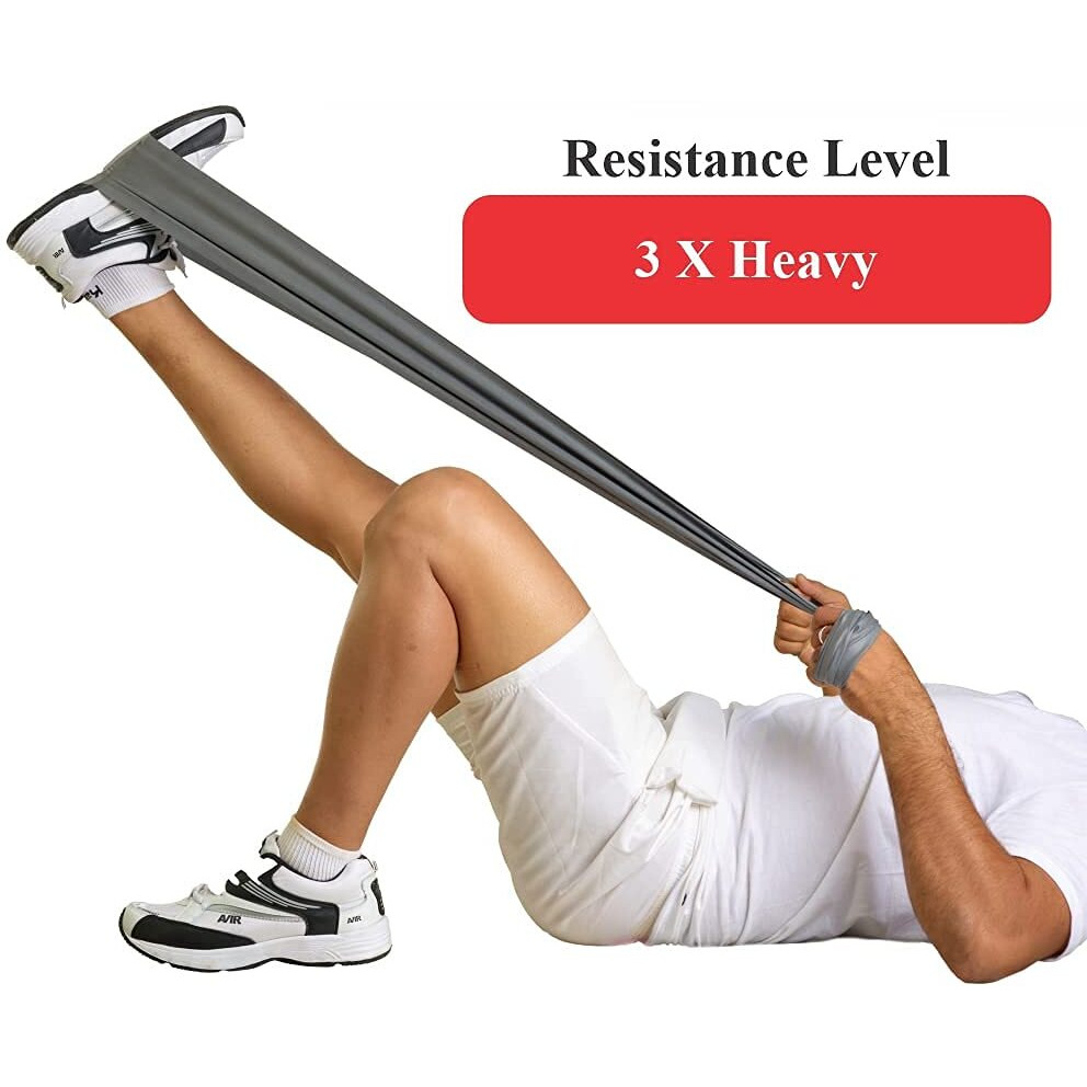 Dyna Physical Resistance/Strength Training Power Band (Silver-3 X Heavy Resistance)