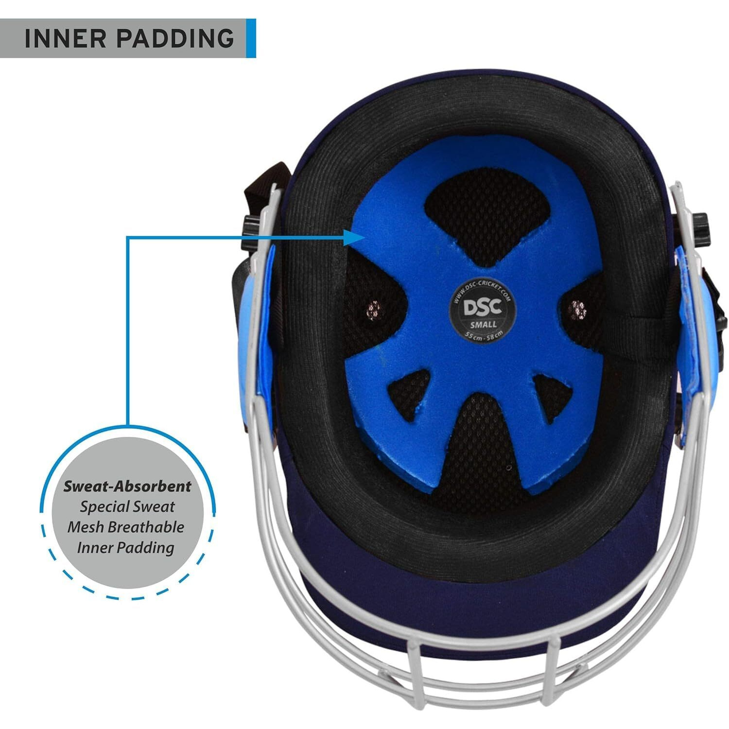 DSC 1500211 Guard Cricket Helmet X-Small (Navy)