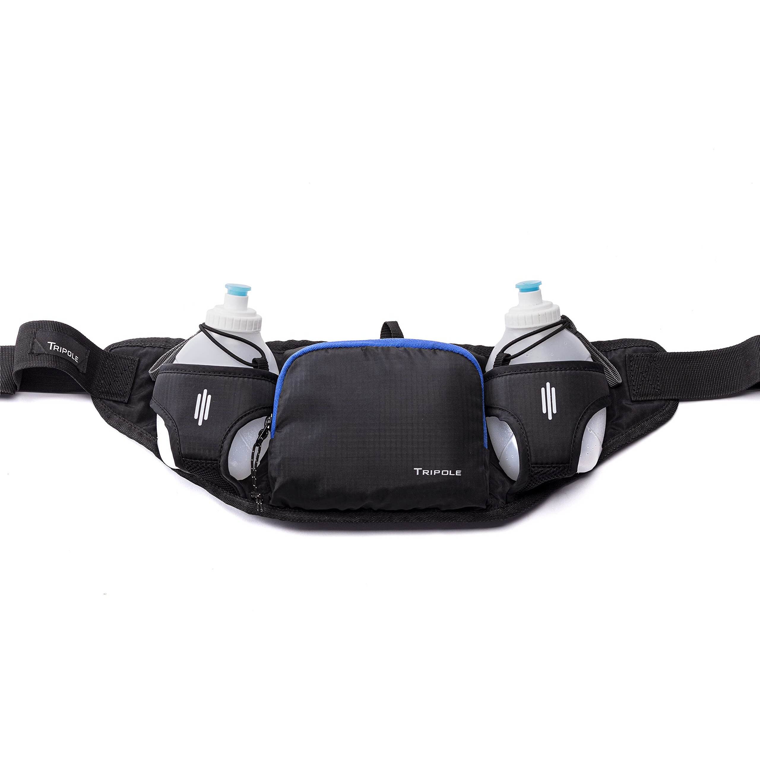 Tripole Runaqua Hydration Belt and Waist Pack for Running and Cycling