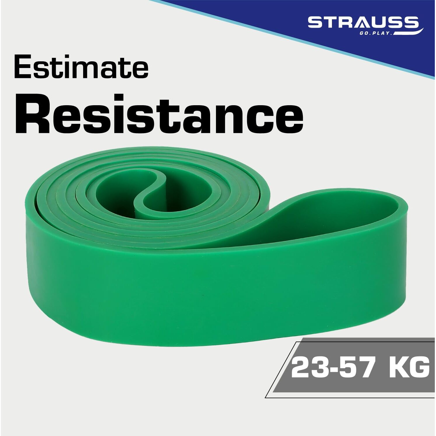 Strauss Resistance Band | Pull Up Bands Ideal for Home and Gym for Exercise,Chin Ups, Squats & Core Workout | Both for Men & Women | Resistance Bands, Loop Bands, Toning Bands, Fitness Band