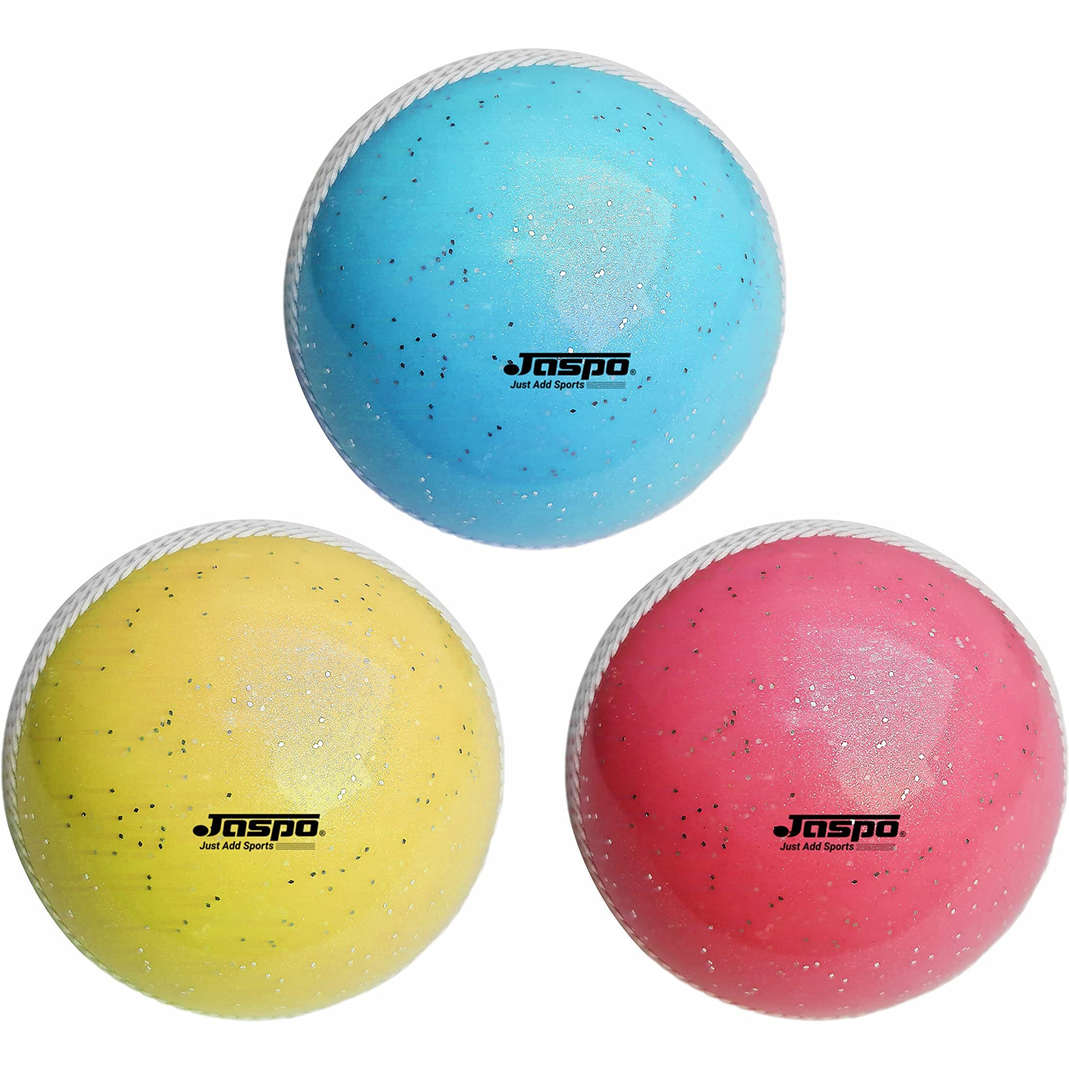 Jaspo T-20 Pvc Cricket Soft Balls,Pack Of 6 (Rainbow) | Recommended For Indoor/Outdoor Play-Durable Pvc Material - Pvc, Multicolor