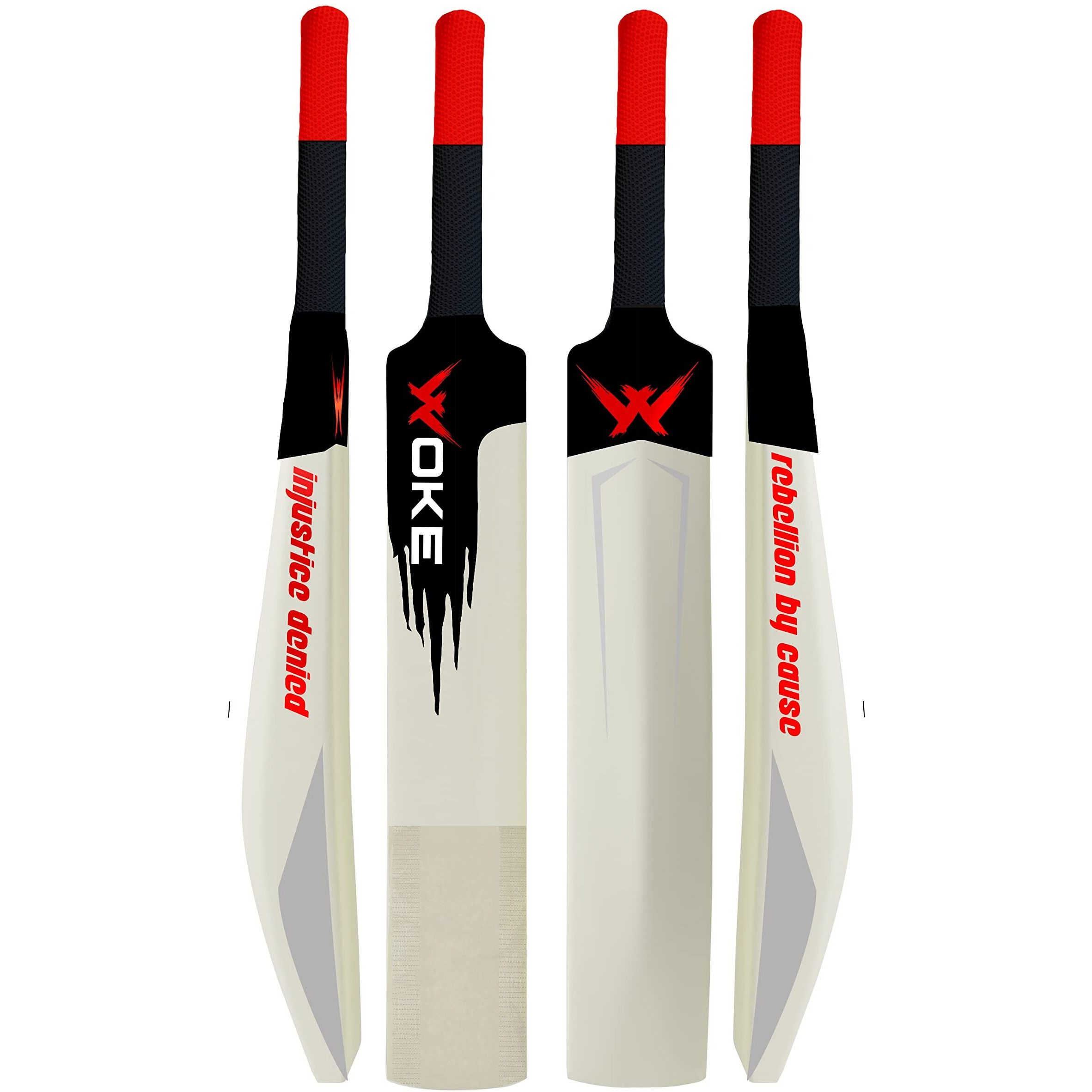 Woke Stalwart Heavy Duty Plastic Cricket Bat,Full Size (34 X 4.5inches) Premium Bat for All Age Groups  Kids/Boys/Girls/Adults (STALWART (Natural))