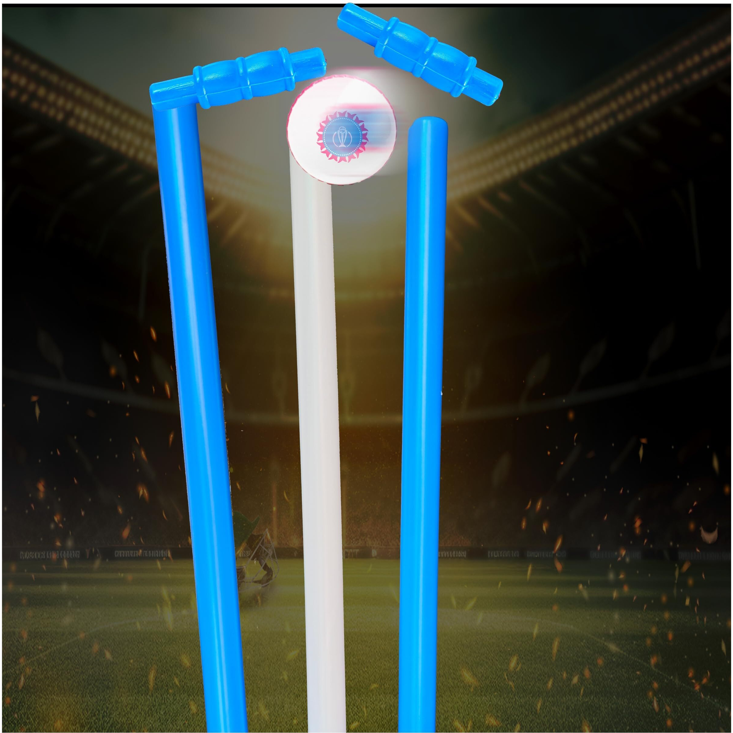 jaspo Revive (World Cup Edition) PVC Cricket Ball Only-Durable and Ideal for All Age Groups Boys Girls Kids and Adults