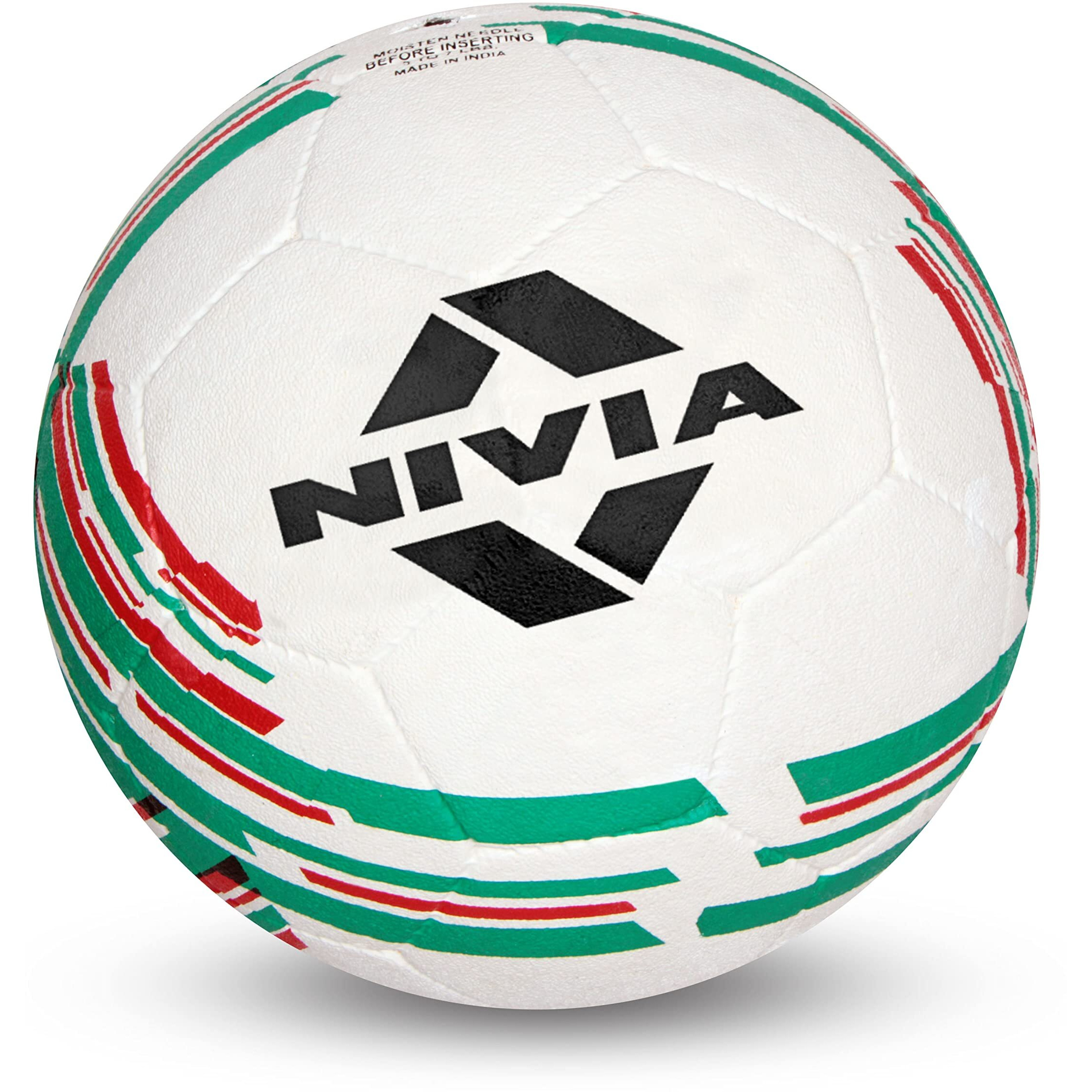Nivia Combo Country Color (Italy) Moulded Football with Ball Pump (Size - 5)