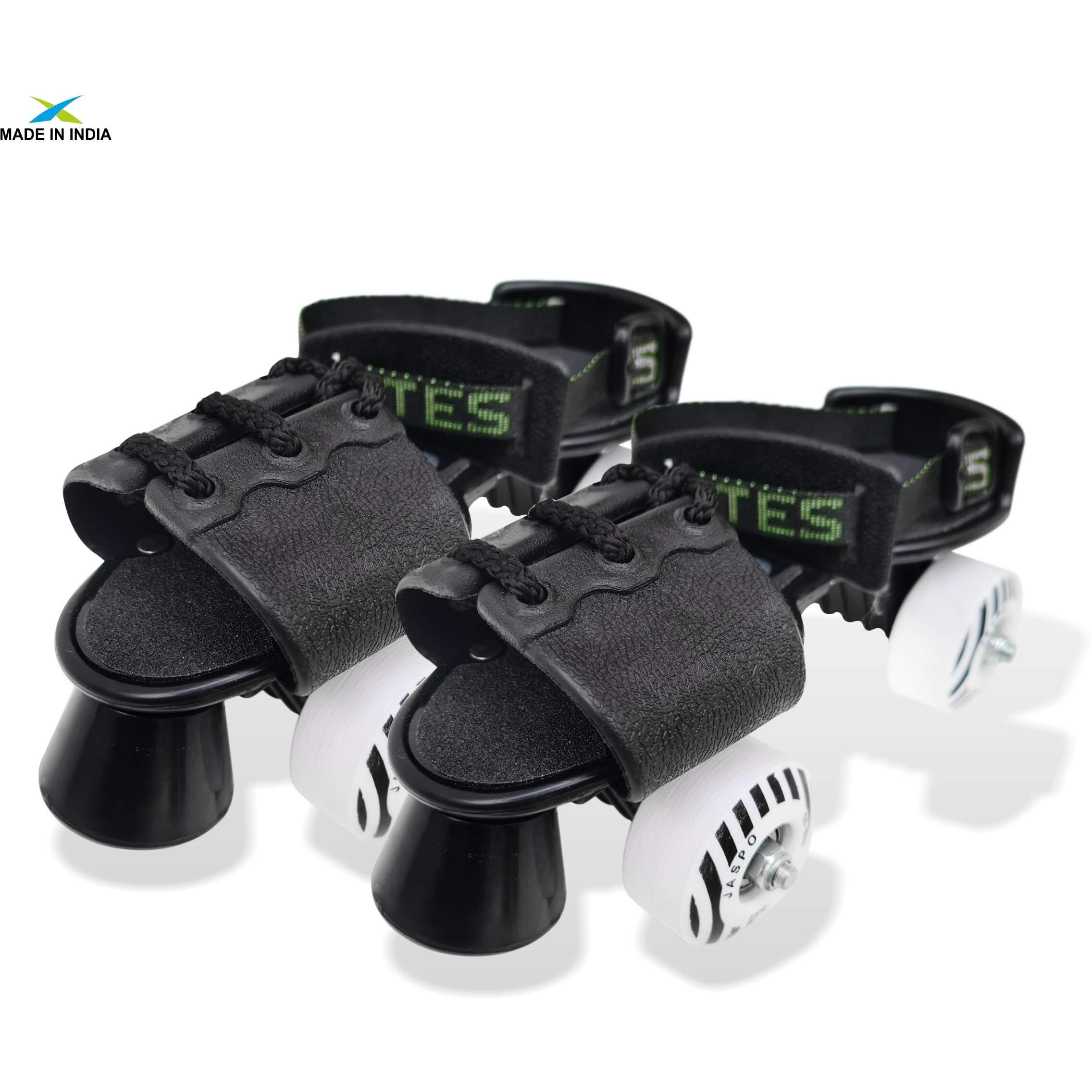 jaspo Unisex Players Pro Senior Outdoor Wheel Skates Combo (Skates+Helmet+Knee+Elbow+Wrist) Suitable For Age 6 To 14 Years, Blue