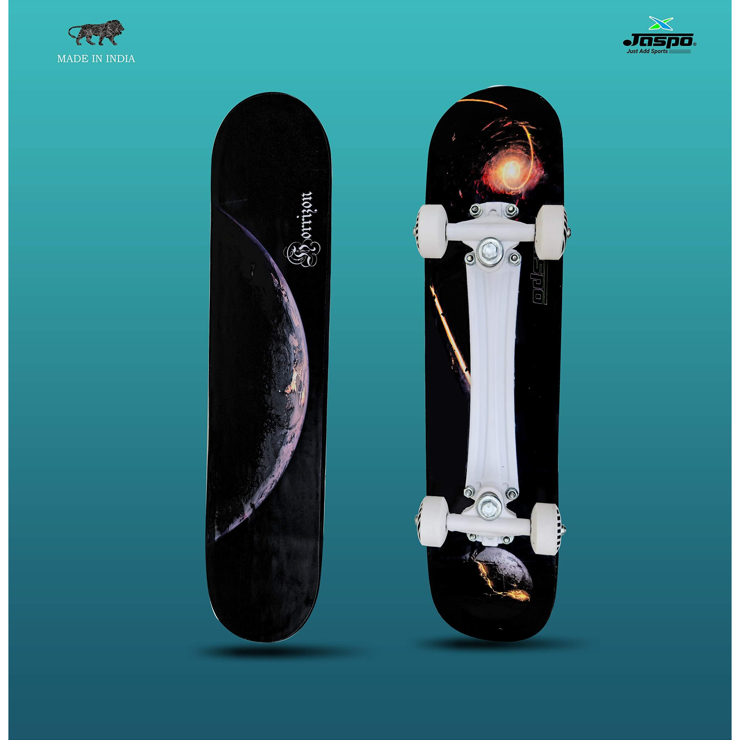Jaspo New Horizon Pro Junior Skateboard Combo (18*5 ) (Skateboard+hemet+elbow+knee+wrist) (for age group upto 6 years)