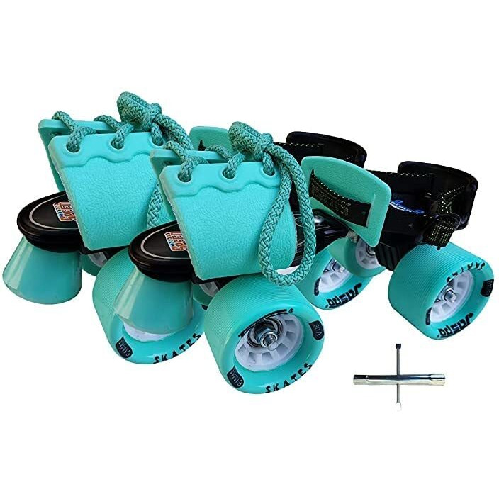 Jaspo G-Force Adjustable Roller Skates (Cyan, Senior (6-14 Years Age Group))