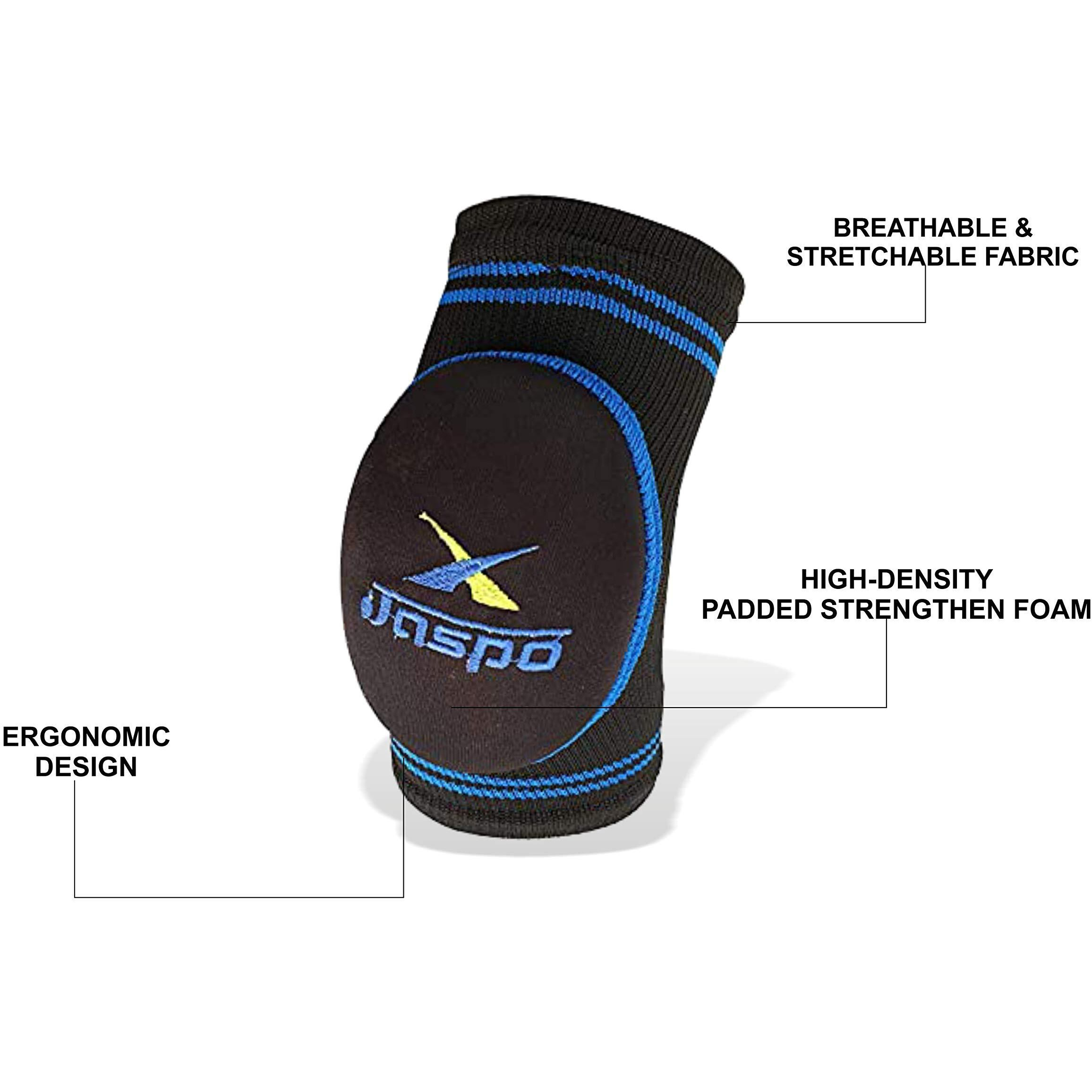 jaspo Plastic Pro Shield Gear Bundle for Age Group 7 Years Old and Above (Yellow, Medium)