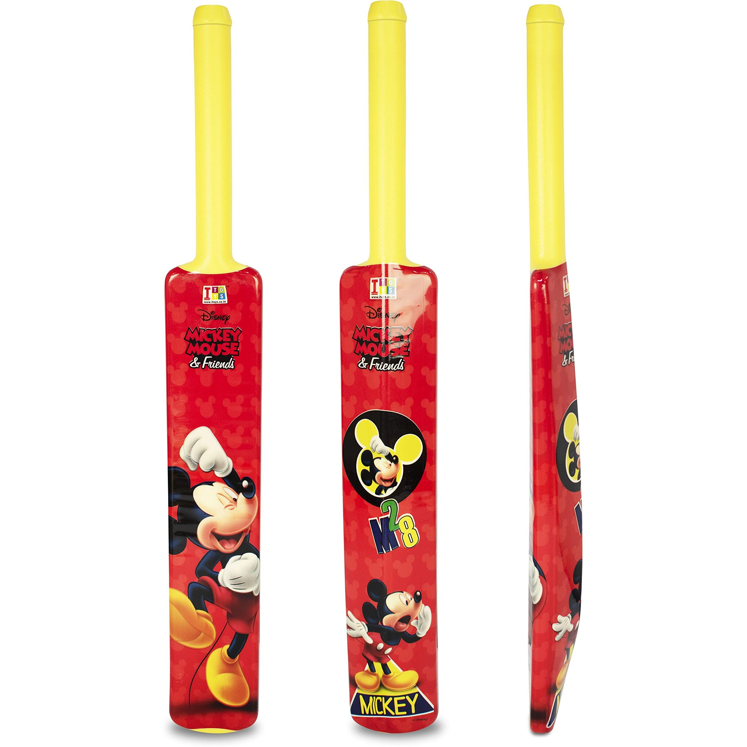 Disney Mickey 20-20 Cricket Set for Kids Bat & Ball Set Playing Outdoor and Indoor Sports Game Toy (20-20 Cricket kit)