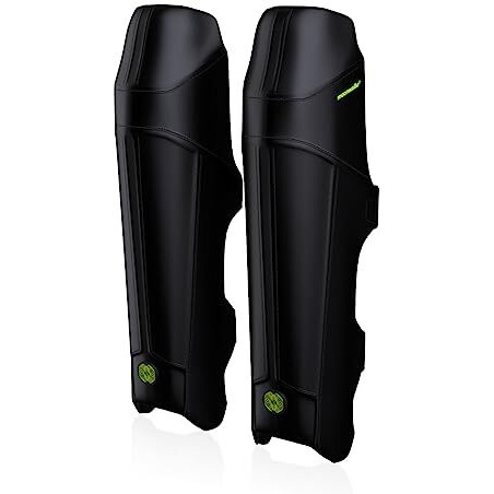 moonwalkr Cricket Leg Guard 2.0 Protective Gear for Batters Height (45 - 48) Cricket Pads Batting Pads Leg Pads for Cricket & Cricket Accessories Black Extra Small