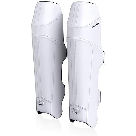 moonwalkr Leg Guard 2.0 Protective Gear for Batters Height (45 - 48) Cricket Pads Batting Pads Leg Pads for Cricket & Cricket Accessories White Extra Small