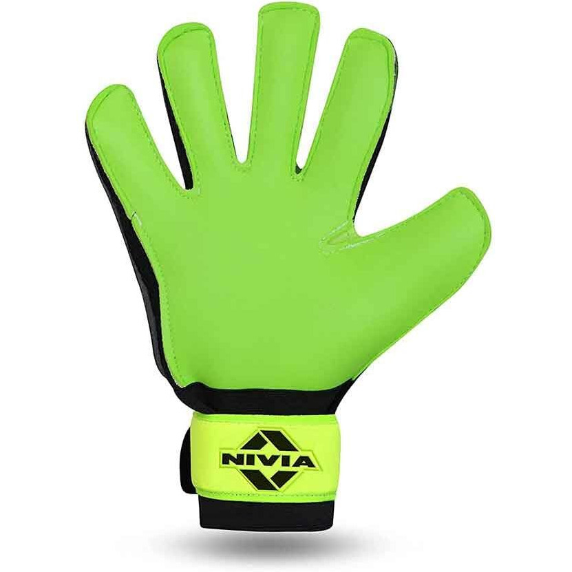 Nivia Ditmar Spider Goalkeeper Gloves for Men & Women, for football, for soccer, goalkeeping glove, goalkeeper gloves with Grip, Football hand gloves, goalkeeper gloves, Football hand glove (Green) M