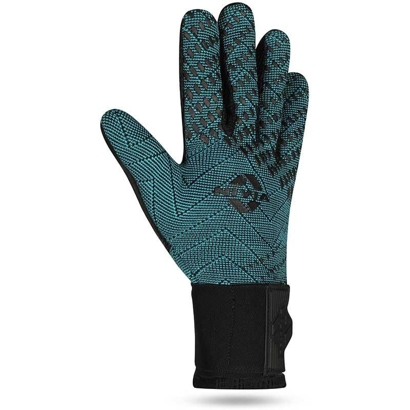 Nivia Force Goalkeeper Gloves (Blue/Black, M, Rubber, Football)