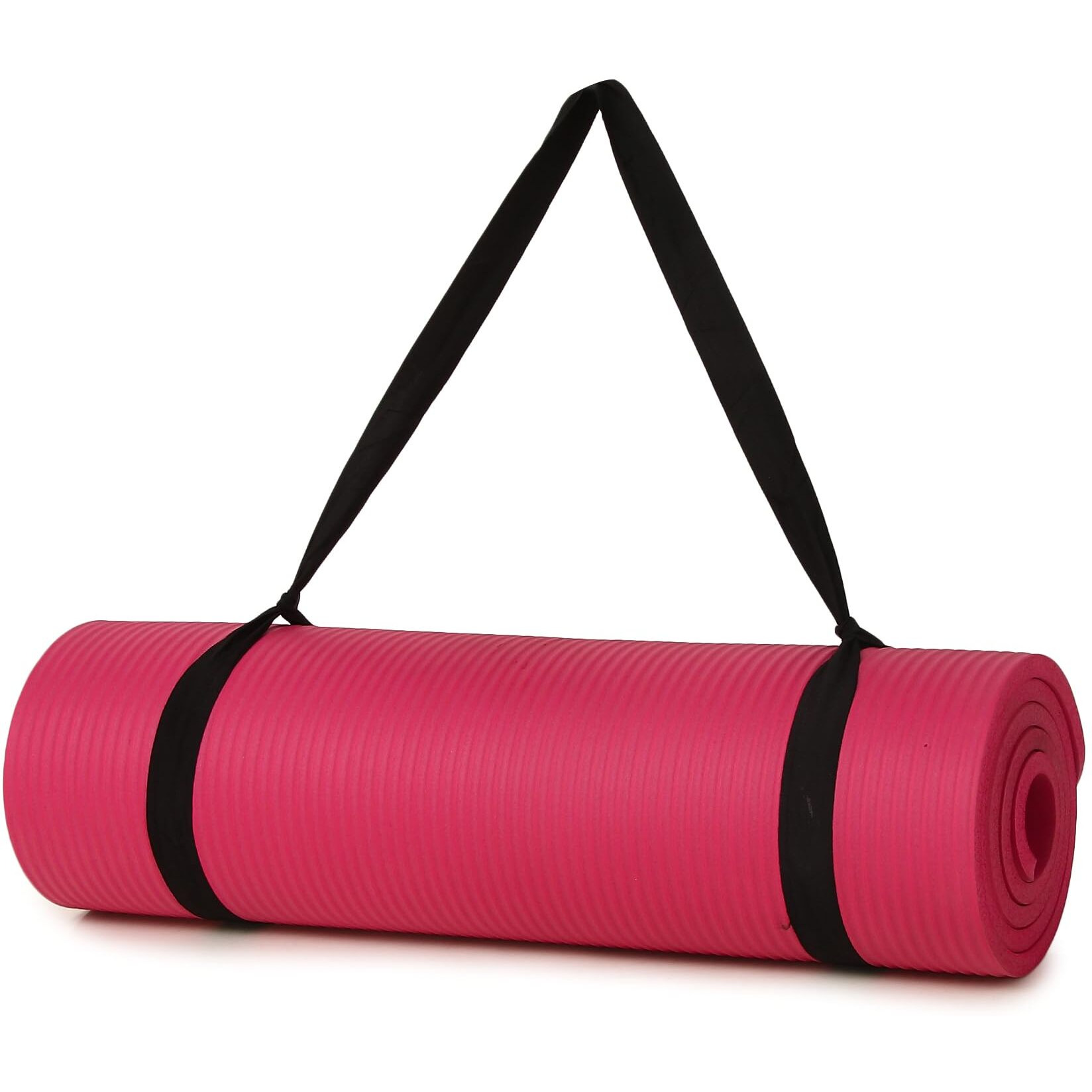 Yoga Mat, Non-Slip Exercise Mat for Yoga, Pilates (PINK, 13 MM)