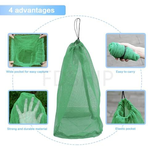 FDSHIP Fishing Net Fishing Storage Net Bag for Carry (Large)
