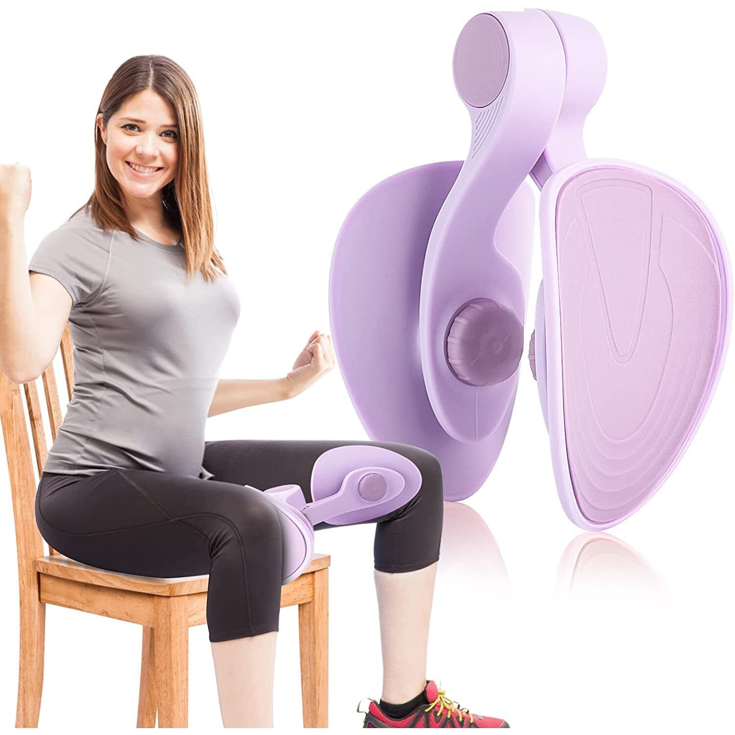 Gopendra Hip & Pelvis Trainer | Thigh Master and Inner Thigh Exercise Equipment | Pelvic Floor Exerciser Device | Training Tool | for Home, Gym, Fitness, Workout, Stretcher | for Men & Women