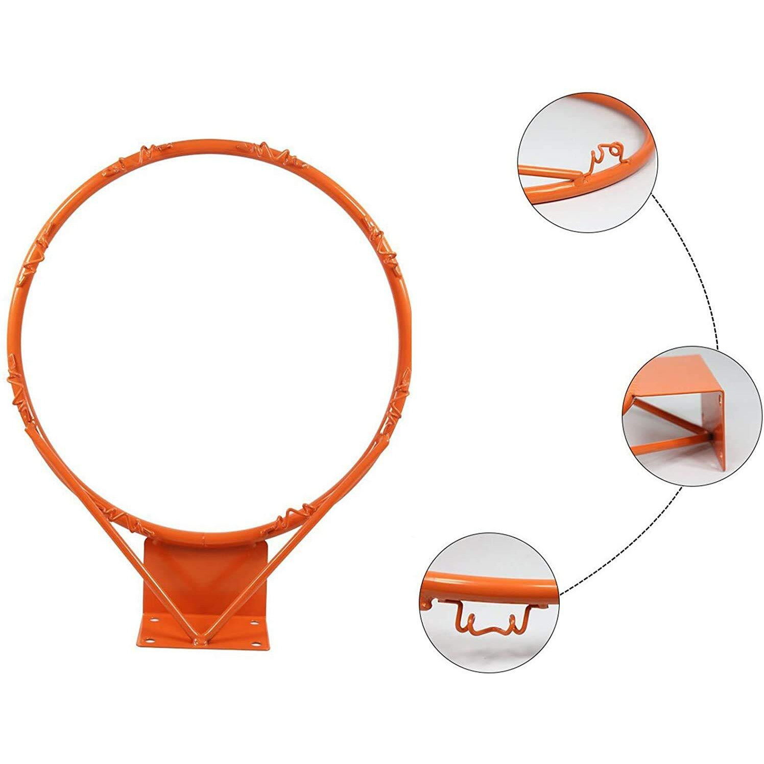 Toyshine Professional Heavy Duty (58 X 47Cm) Basketball Stand with net and 7 no Basketball - SSTP Multi