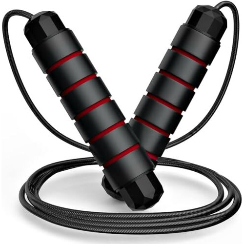Redify Skipping Rope Men and women and Children Exercise Rope for Exercise Workout & Weight LossTangle Free Jumping Rope for Kids Polyvinyl Chloride rope