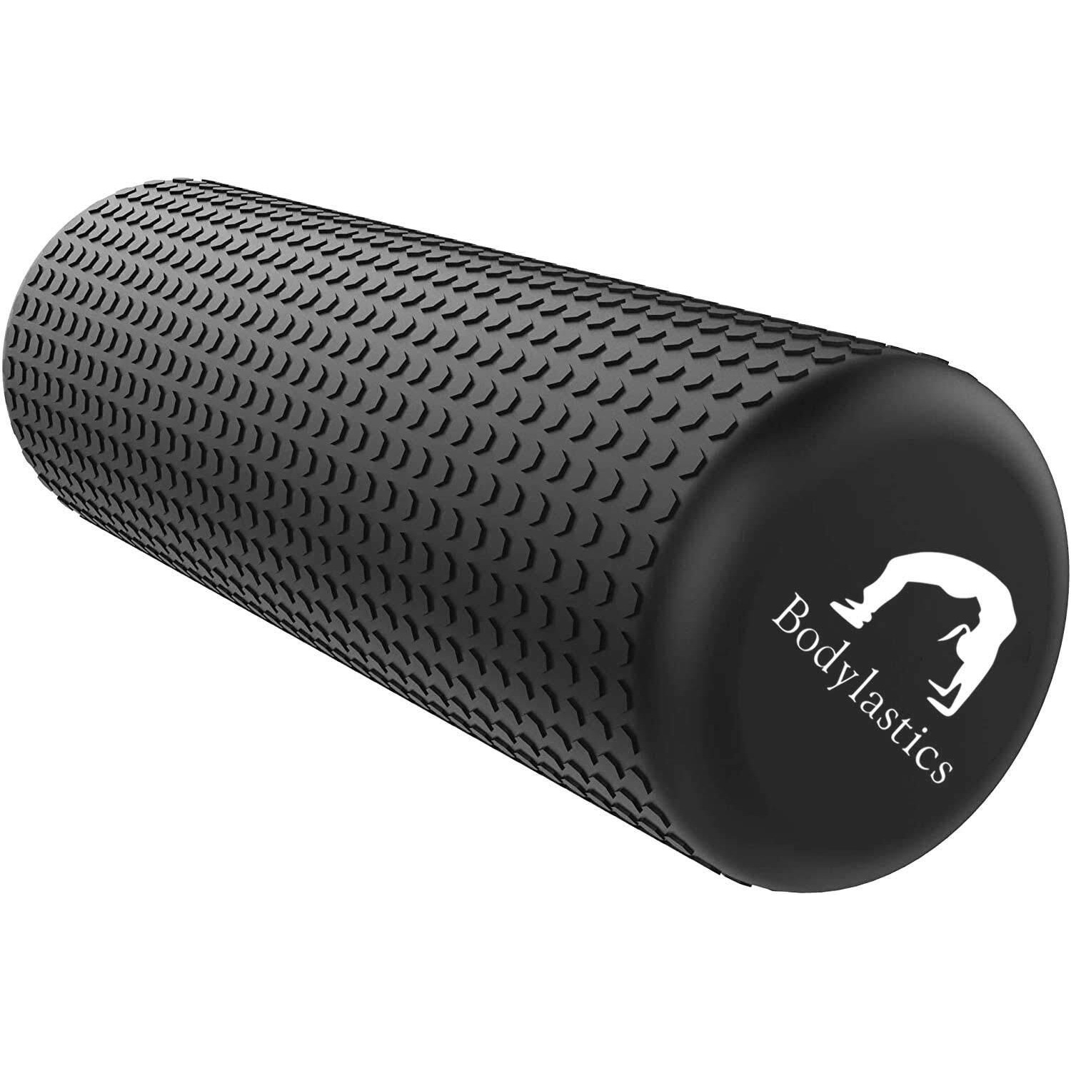 Bodylastics 60cms EVA Dotted Foam Roller for Deep Tissue Massage, Relief from Sore Muscles Pain, Pre & Post Exercise Fitness Workout Sessions