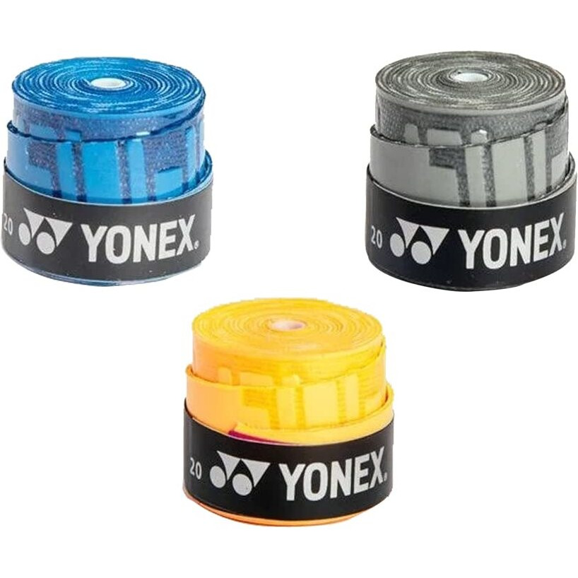 YONEX Etech 902 Badminton Grip (Pack of 3), Multicolour
