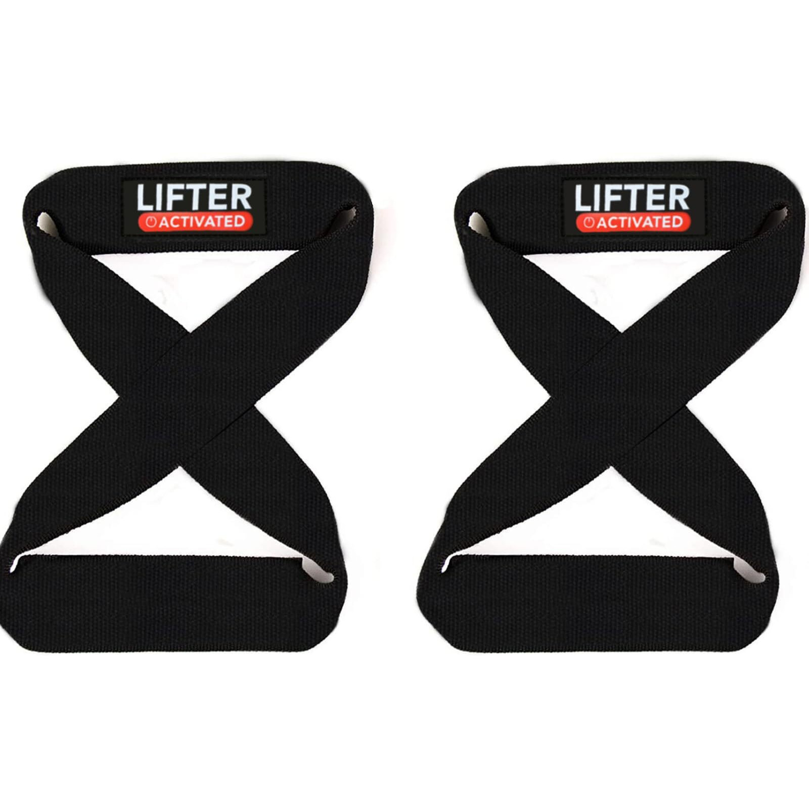 EasyHealth Slip Resistant Deadlift Straps For Gym Figure 8 Lifting Straps Gym Straps For Weightlifting Wrist Support For Gym Men With Soft Paddings And Better Grip For Powerlifting, Deadlift, Strength Training