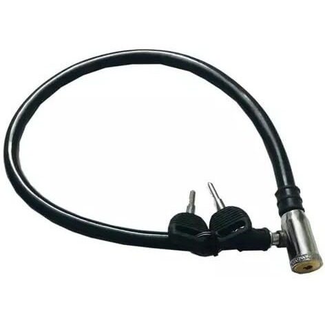 Gadget Deals Cycle Lock -Against Theft- Cycle Locks for Bicycle -Smart Steel Wire- Cycle Lock with Key -Cable Lock Cycle- Helmet Lock | Helmet Lock for Bike