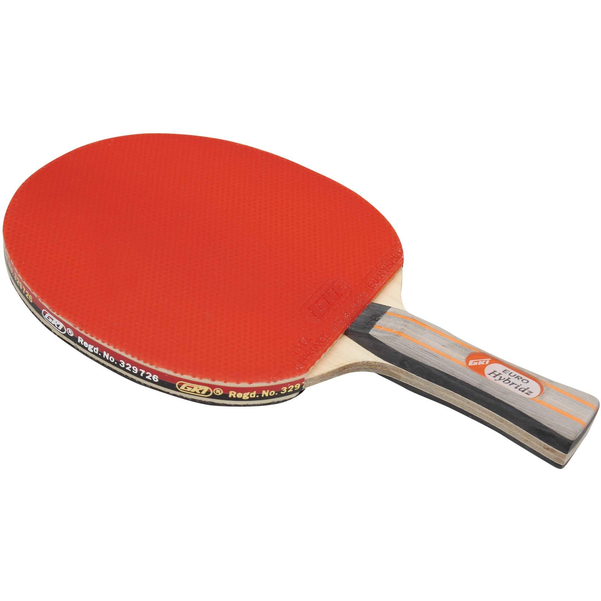 GKI Euro Hybridz Table Tennis Racquet ,Multicolor,Wood