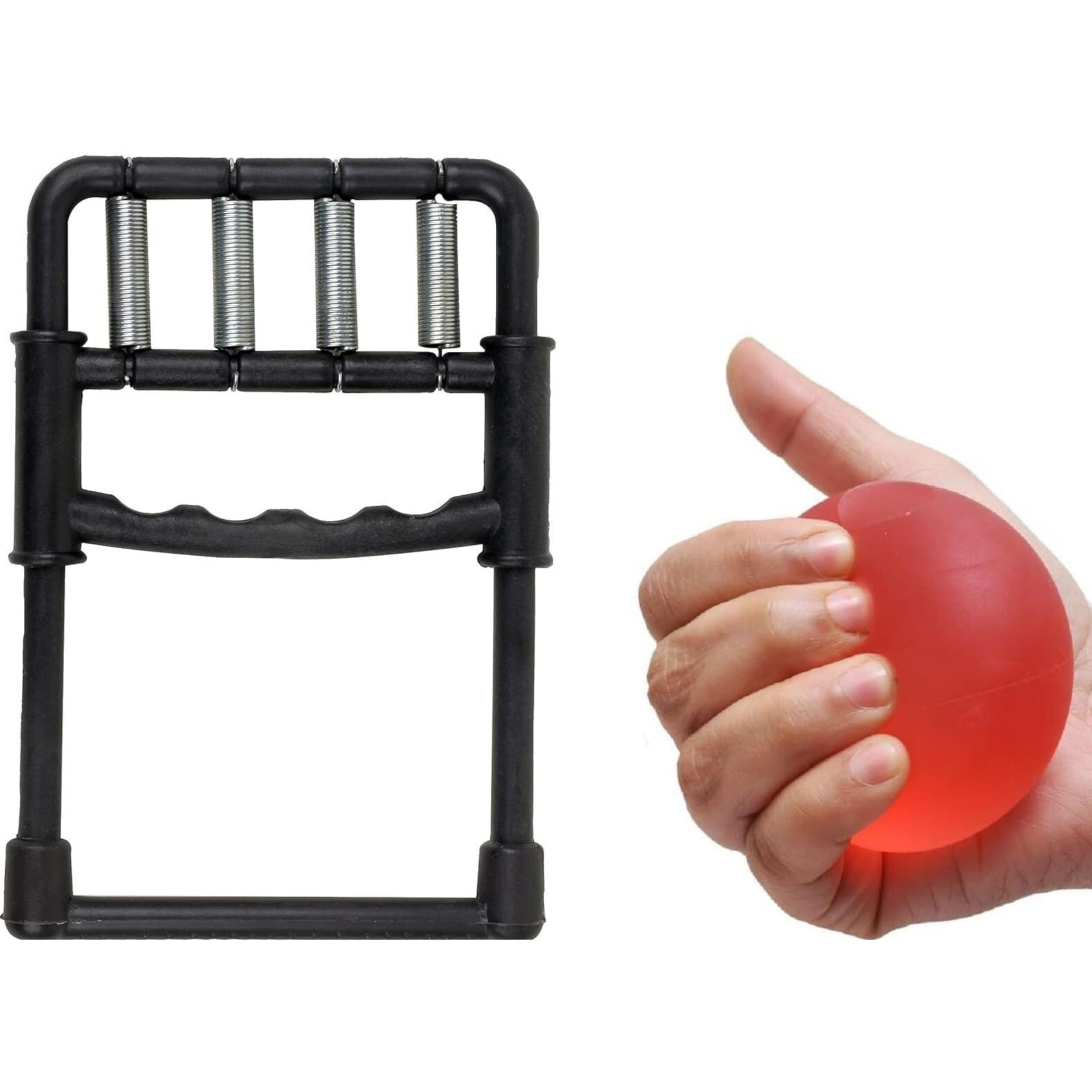 Gadget Deals- combo of - Gel Exercise Ball | finger exercise equipment | finger exerciser - Hand Grip | Physio Gel Ball |finger exerciser physiotherapy | Hand gripper