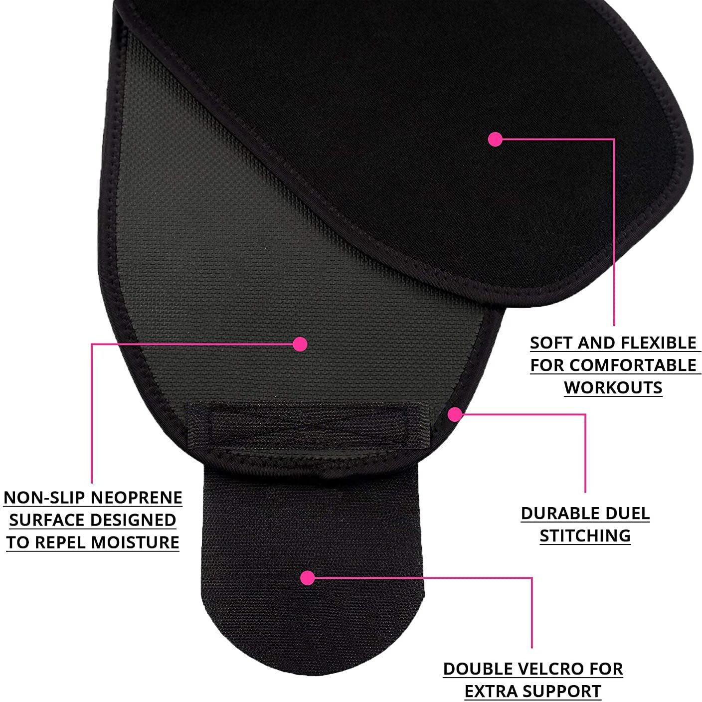 SPIKE Sweat Slim Belt for Men and Women Tummy Trimmer Body Shapewear Sauna Waist Trainer Adjustable Sweat Belt(Spike Sweat Slim Belt Pink)