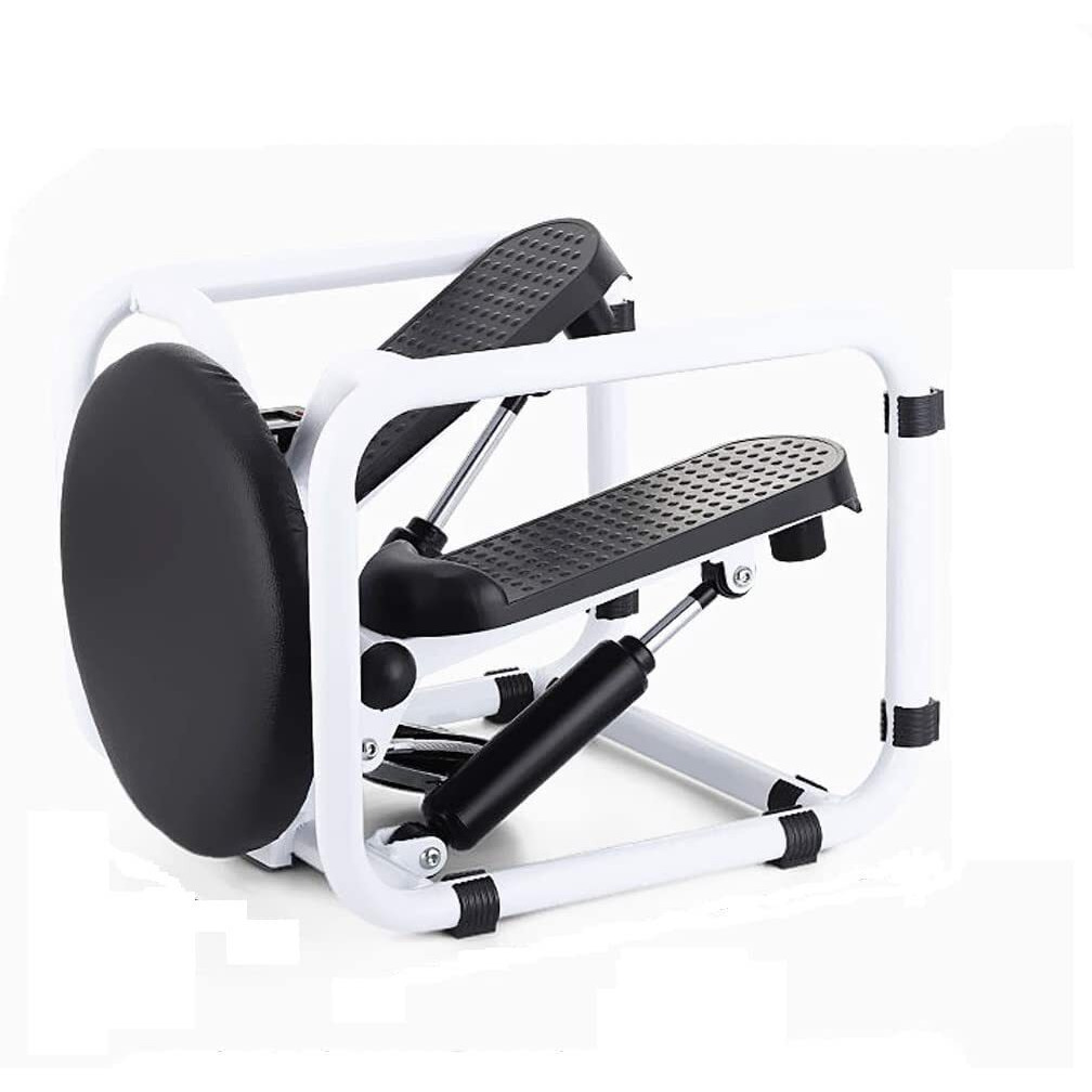Dolphy Fitness Stair Stepper with LCD Monitor, Portable Twist Stair Stepper Household Hydraulic Mute Stepper for Home Gym