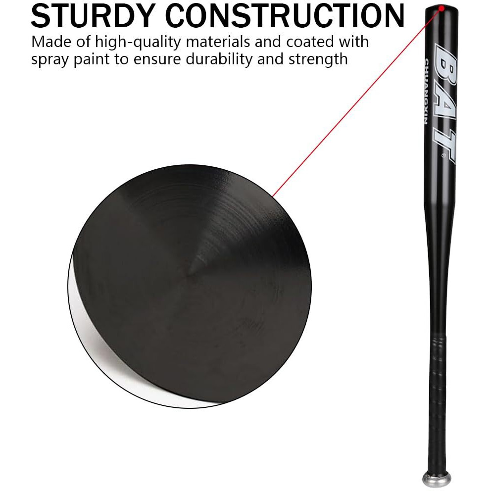 Optifit 34 Baseball Bat, Alloy Steel Baseball Bat with Spray Coating Process Baseball Bat for Player Age 12 and Above, Lightweight alloy baseball bat