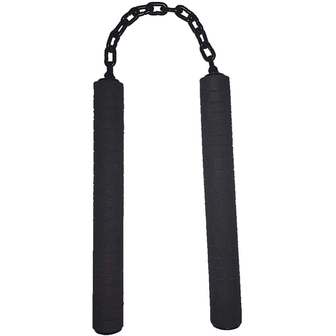 Gadget Deals Rubber Foam- Nunchaku - with Black Handle | nunchaku Rubber | nunchaku Foam - Karate Stick | Karate Equipment