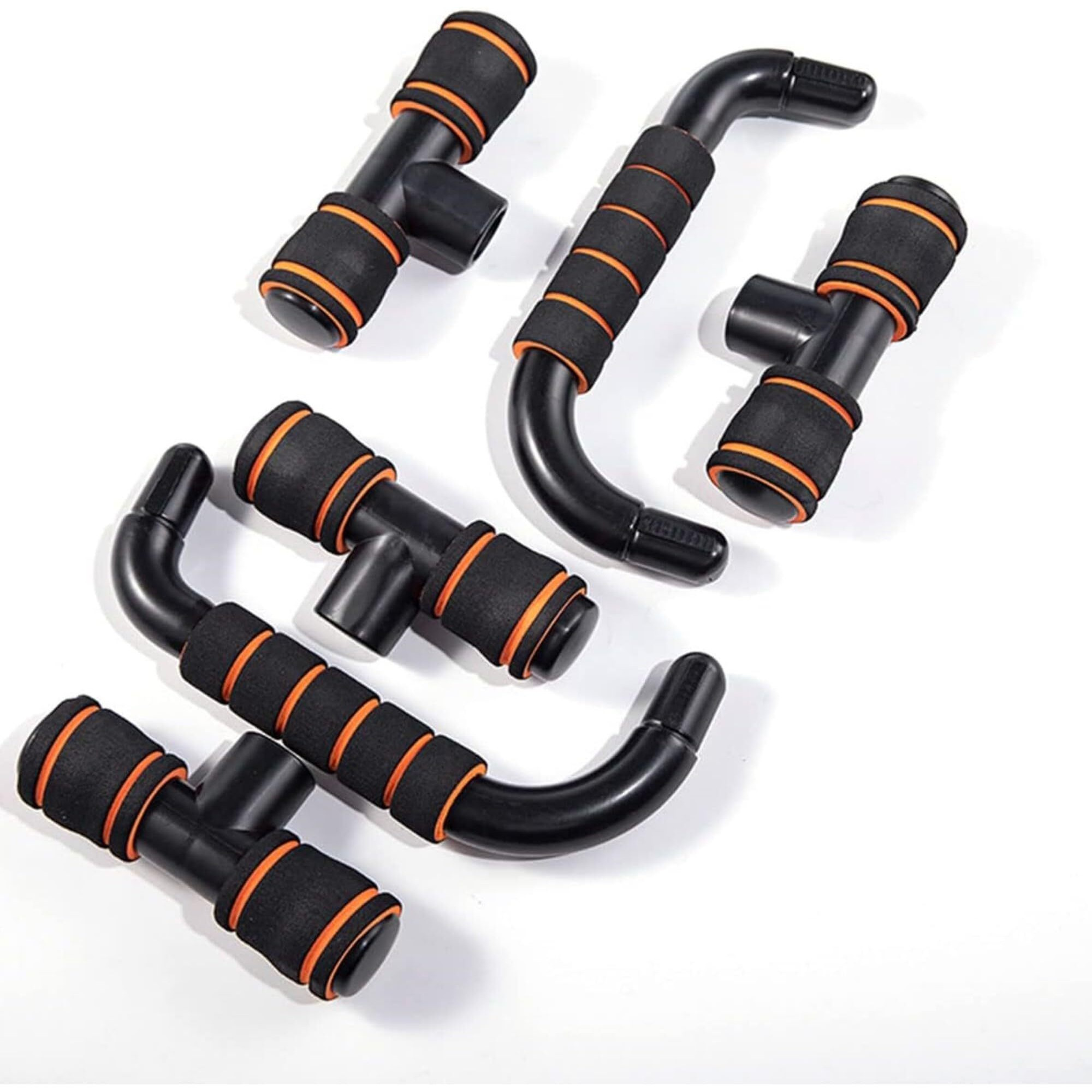 ODDISH Fitness Combo Pack Tummy Trimmer Double Spring, Push-Up Bar, Resistance Band & Abs Roller for Men & Women - Ab Exercise Equipment, Abdominal Workout for Home & Gym Use - Stomach, Abs, Belly Toning
