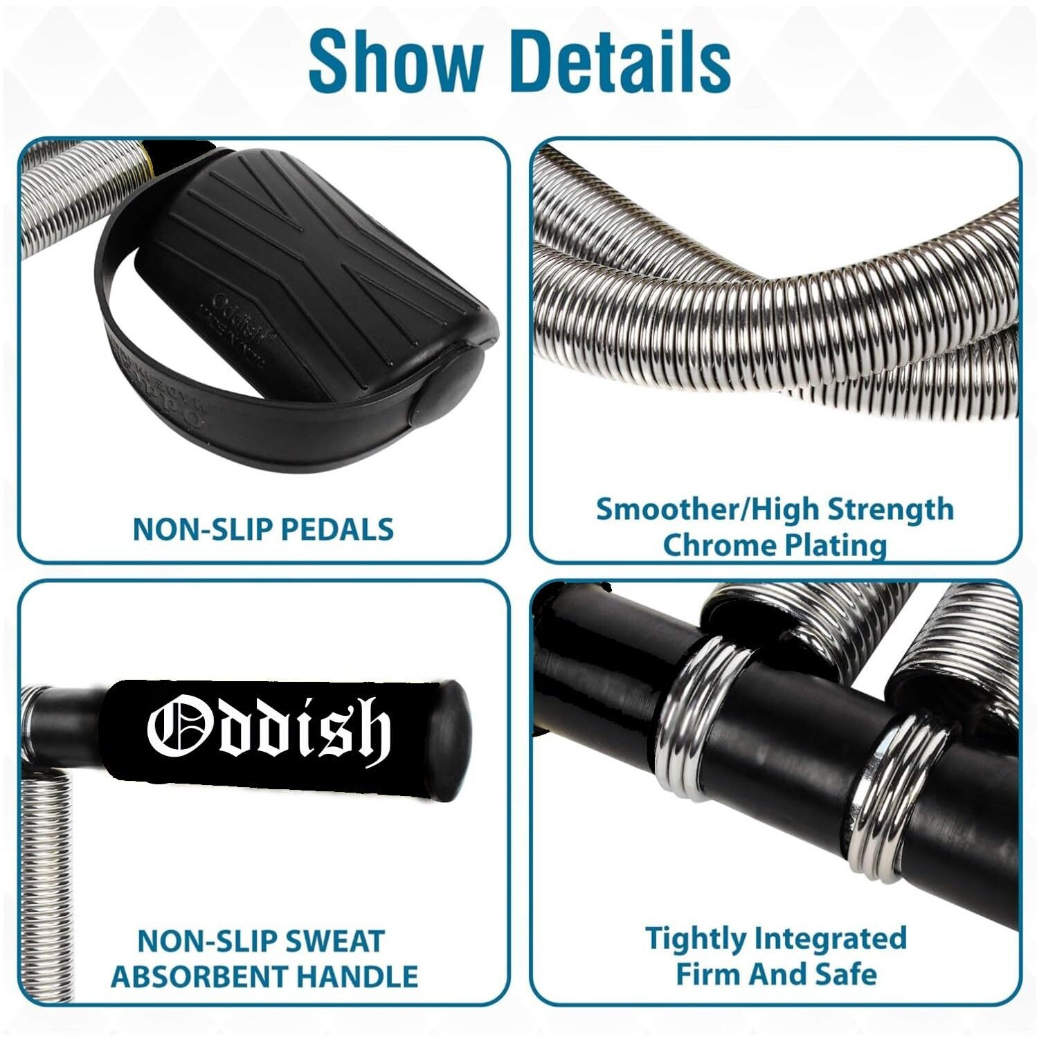 ODDISH way to fitness- Large & Wide Range Double Spring Tummy Trimmer Abs Workout Stomach Exercise Machine in Gym, Home for Abdominal, Belly Exercise Waist Trimmer For Men and Women (Black)