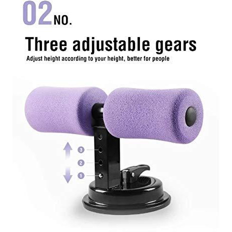 Aegon Sit Up Assistant Device Bar | Abs Master Home Gym | Crunches Equipment | Gym Instrument for Home Workout | Abdomen Exercise Push Up | Abs Workout Equipment with Self Suction | Adjustable & Portable (Basic) Colour May Vary