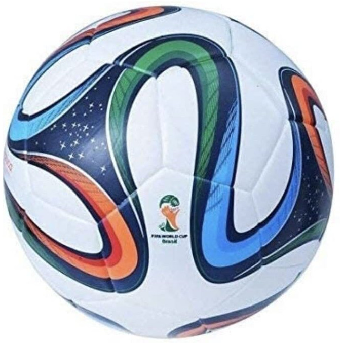M ART Hands Stitched Blue/White Football Size 5 with Pump