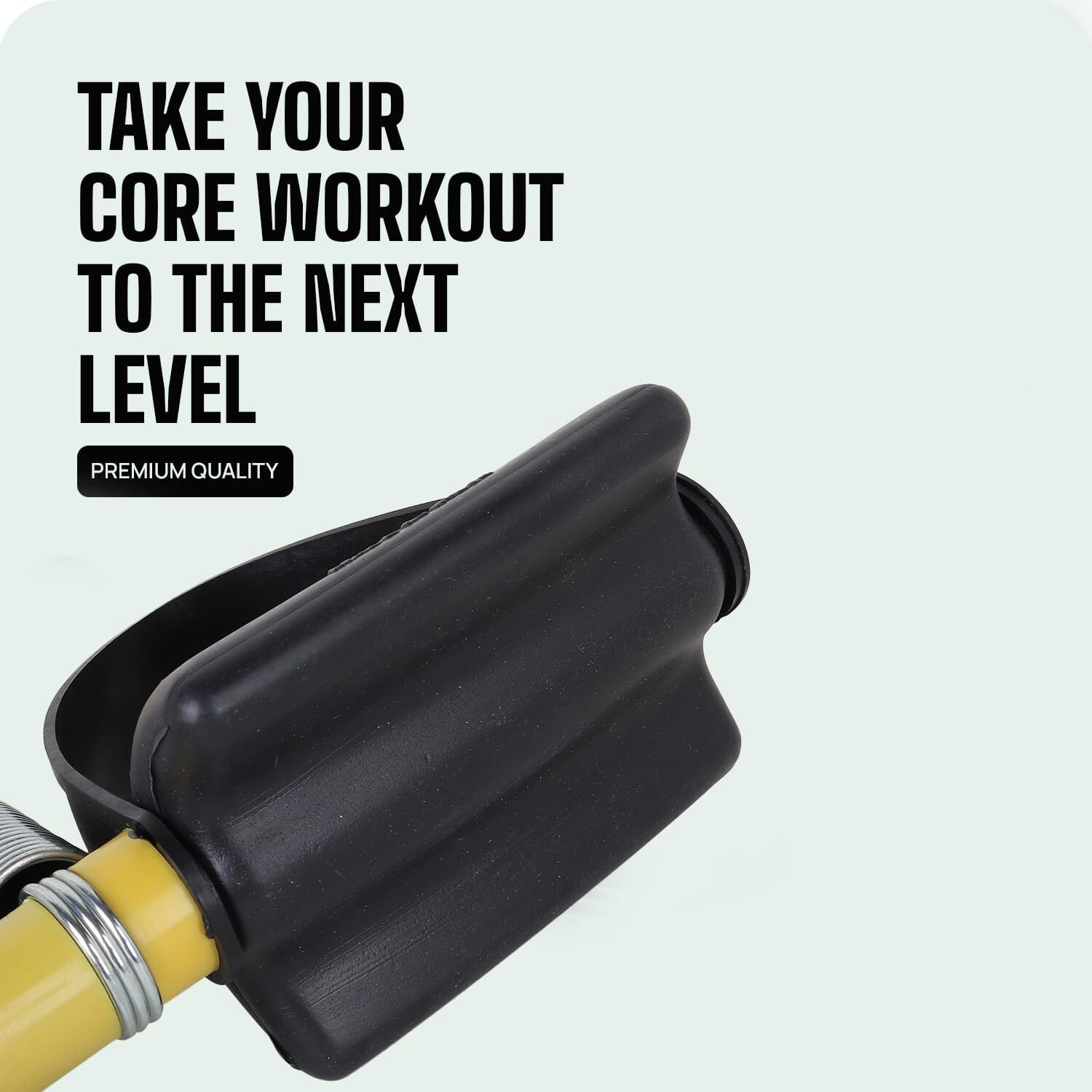 SUREFIT Tummy Trimmer Double Spring For Men & Women - Ab Exercise Equipement, Abdominal Workout For Home & Gym Use - Stomach, Abs, Belly Exercise-Yellow