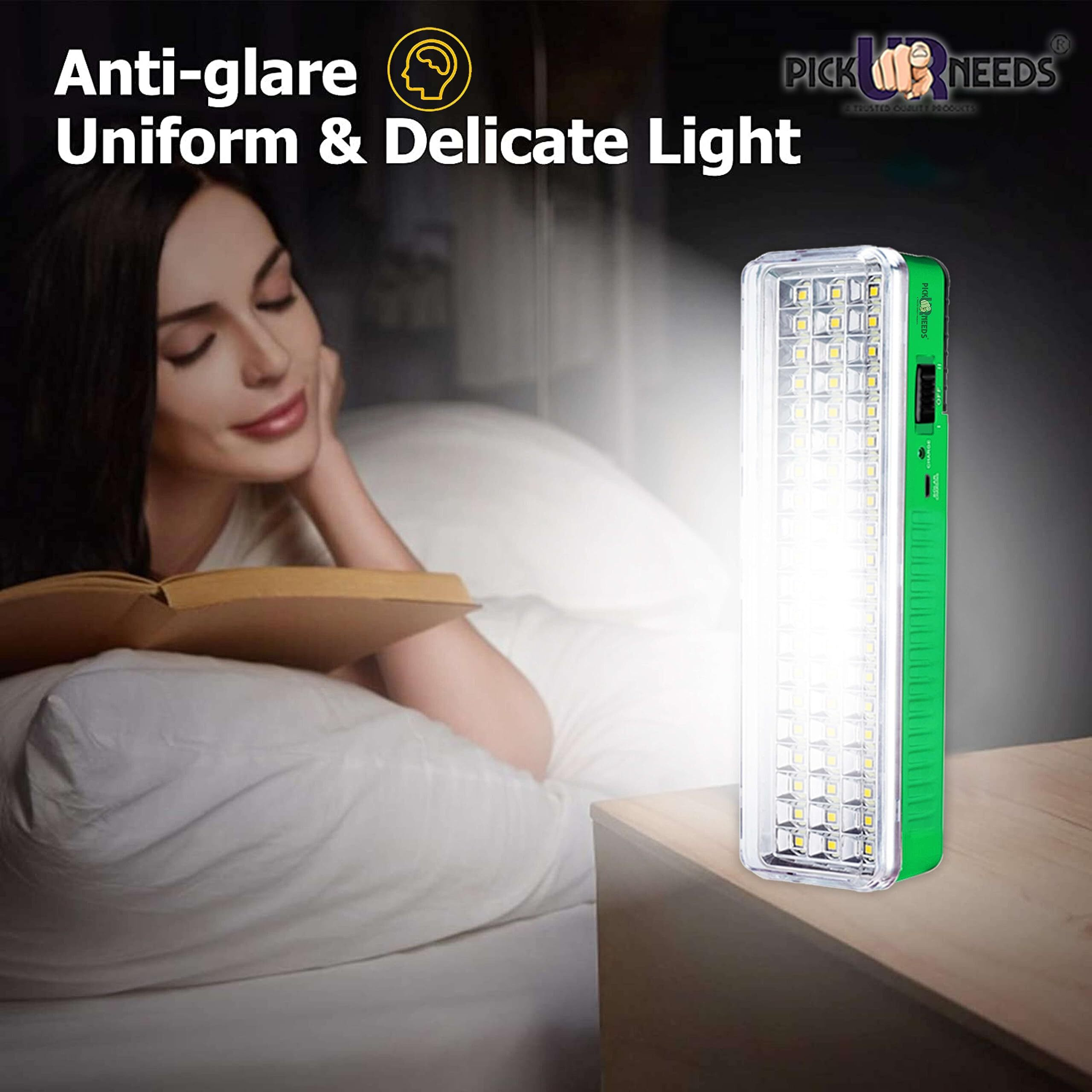 Pick Ur Needs Solar Rechargeable Emergency Charging Led Light 60 LED Rechargeable Home Emergency Lantern Light, Portable Lamp