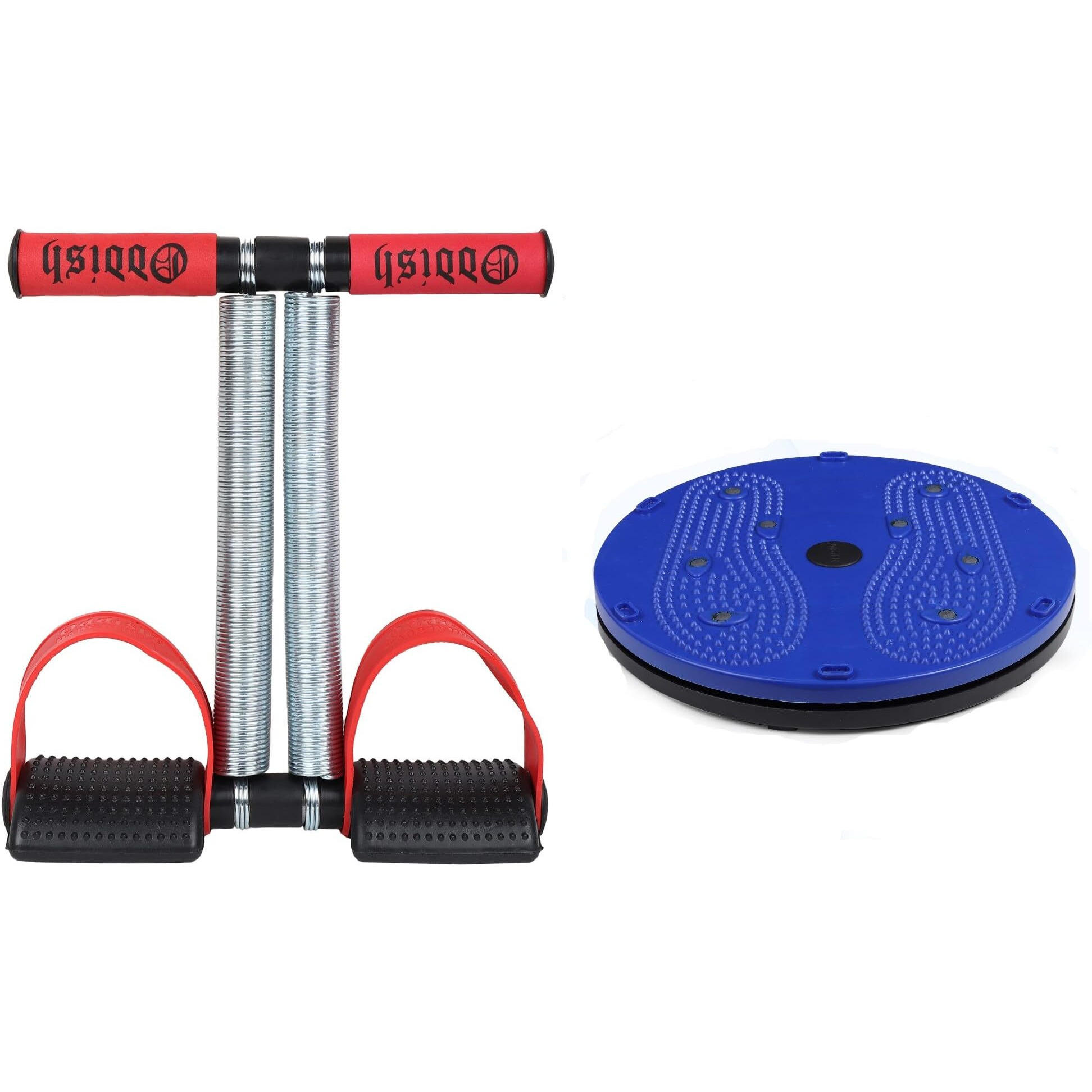 ODDISH way to fitness Tummy Trimmer Double Spring WithTummy Twister Combo Pack For Men & Women - Ab Exercise Equipement, Abdominal Workout For Home & Gym Use - Stomach, Abs, Belly Exercise